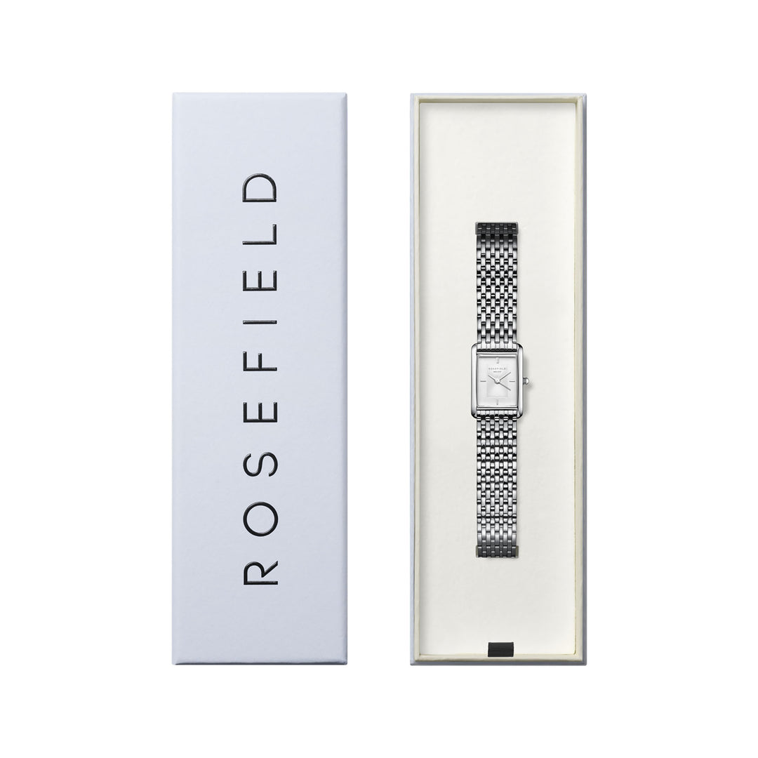 Rosefield Heirloom White Dial Steel Silver Women's Watch