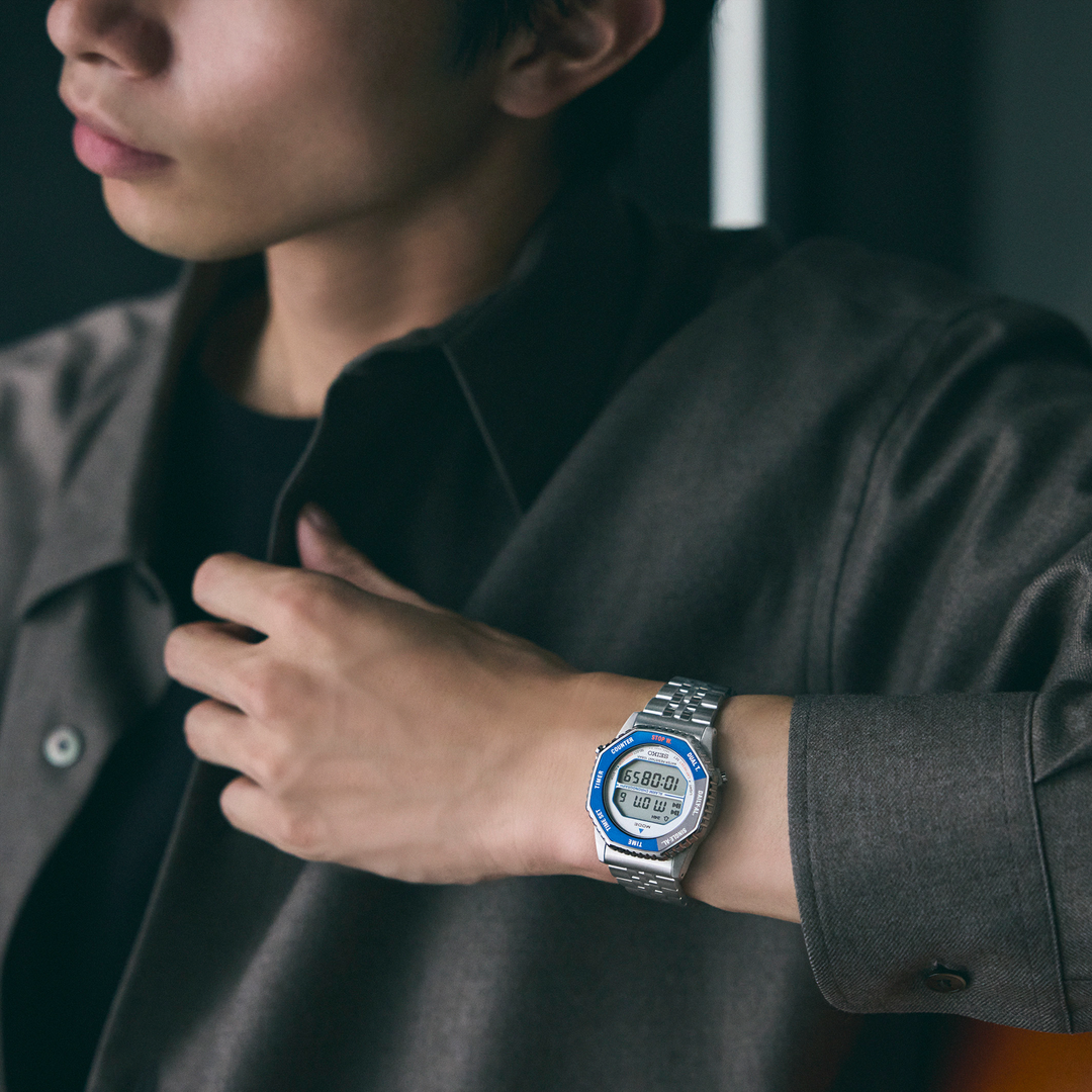 Seiko Rotocall Men's Quartz Blue Bezel Watch