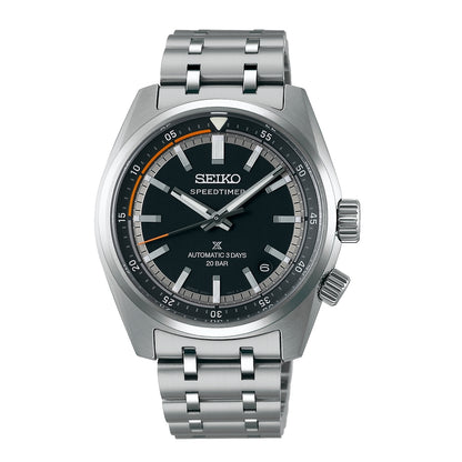 Seiko Speedtimer 6R ‘Compact Countdown’ in Black-Grey Contrast - SPB515J1
