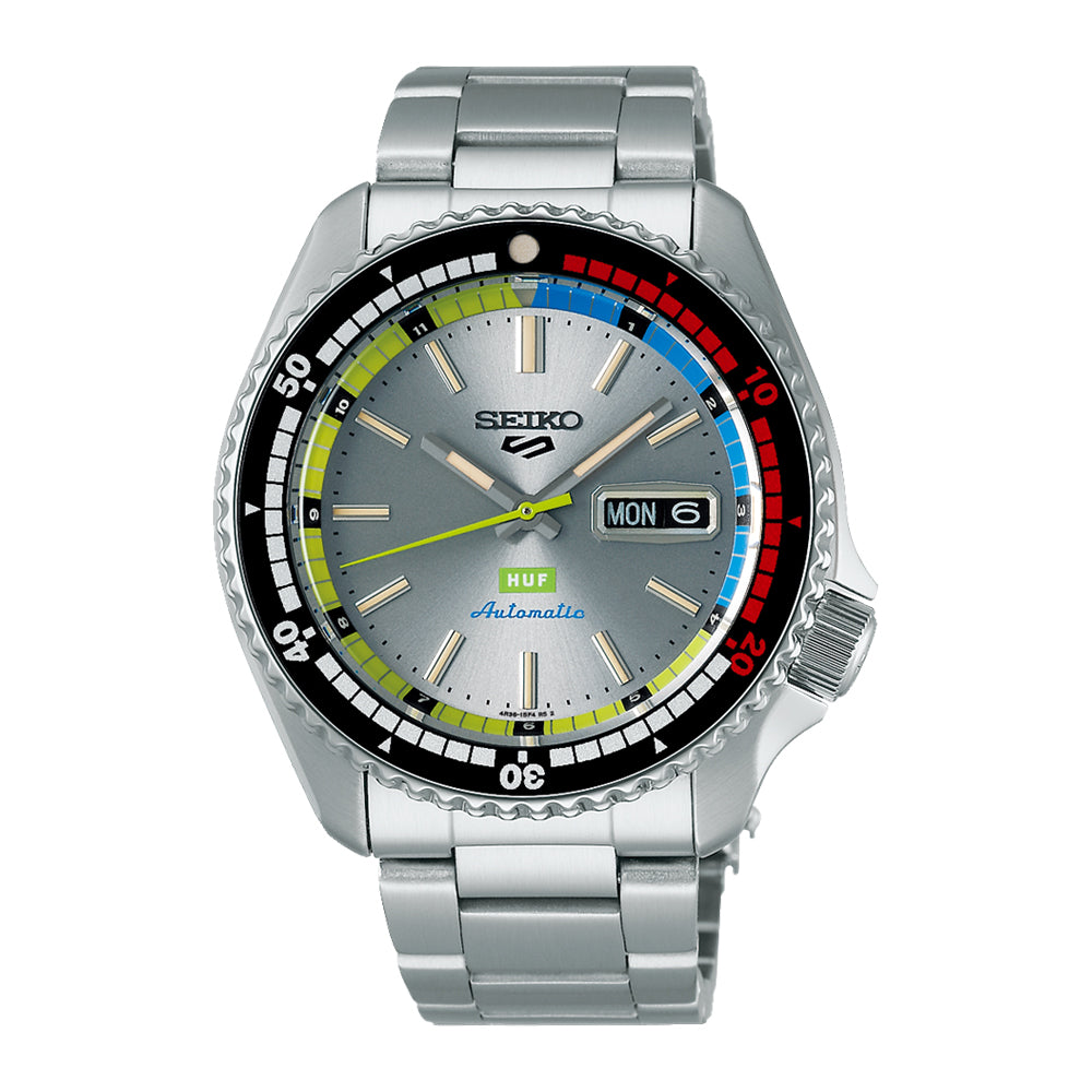 時計 SEIKO 5 SPORTS HUF Limited Edition Shop Seiko 5 Sports HUF Limited Edition Men's Watch - The Watch