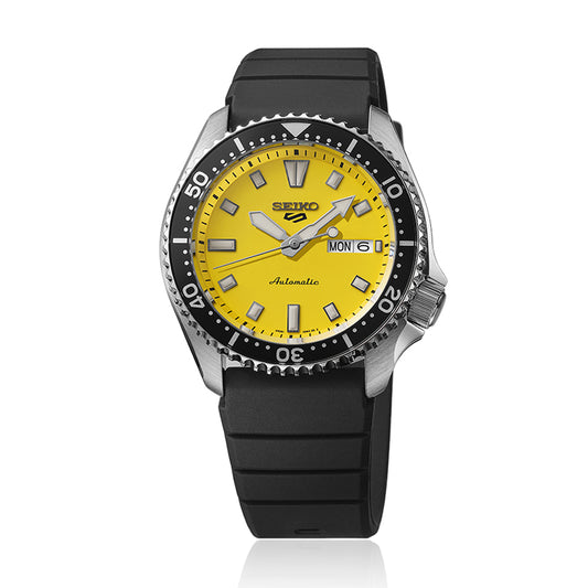 Seiko 5 Sports SKX Series in Ki-iro Yellow