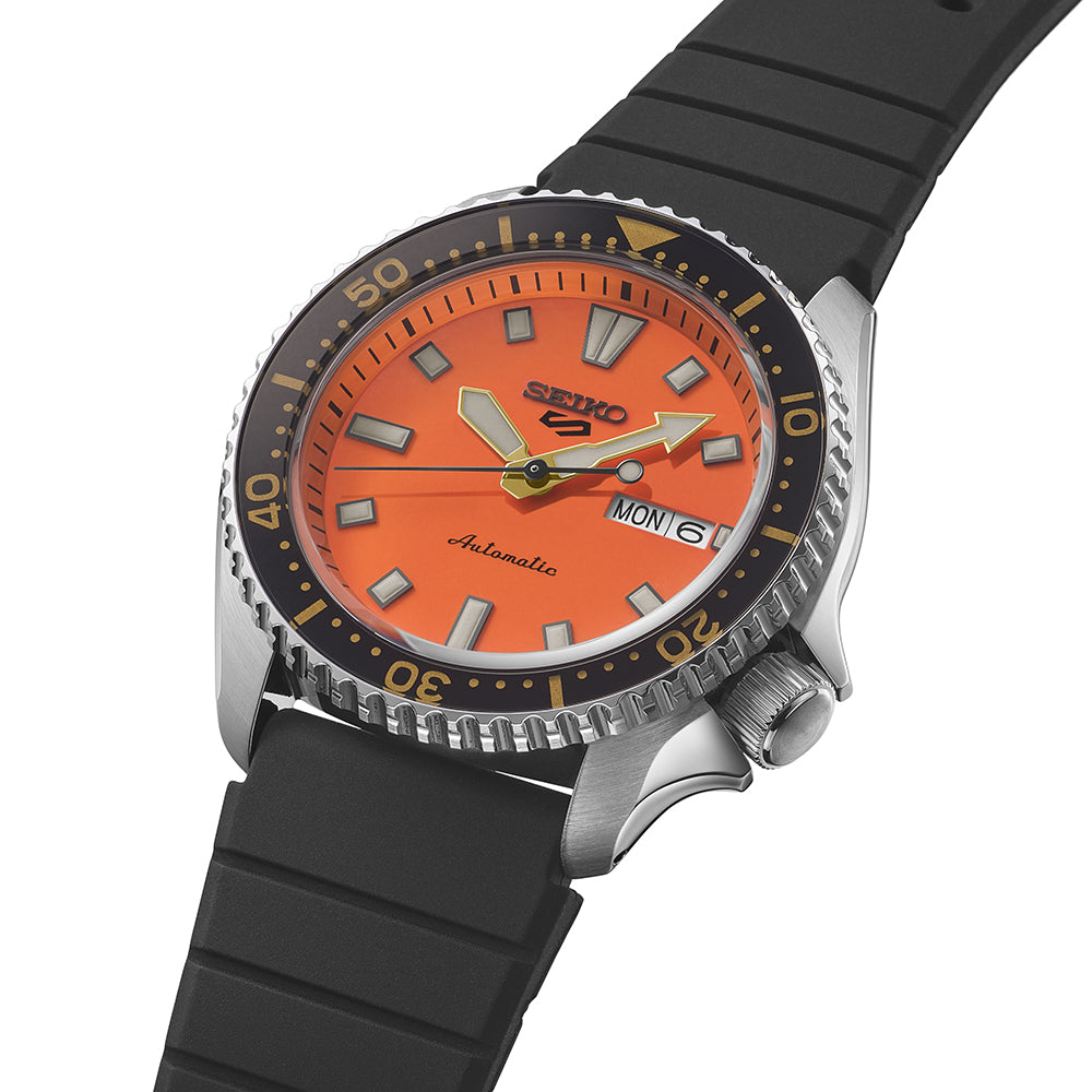 Seiko 5 Sports SKX Series in Daichi Orange