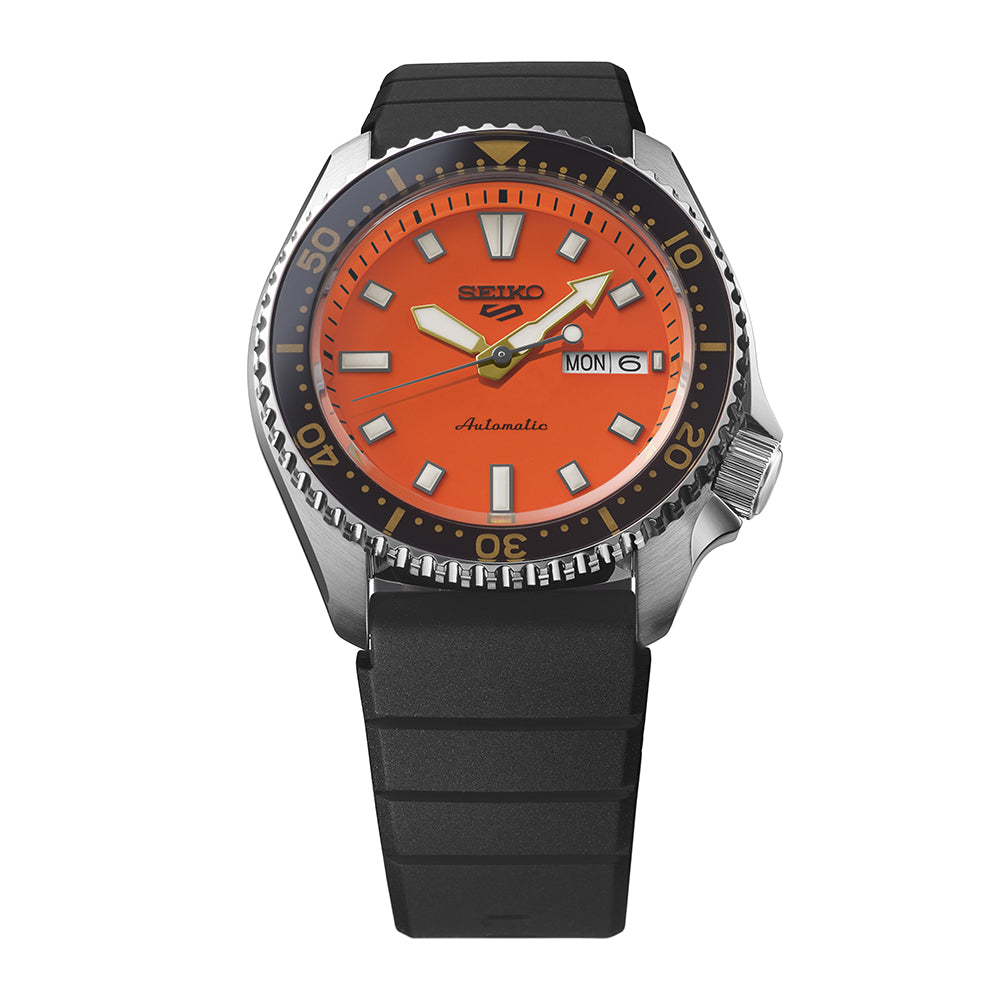 Seiko 5 Sports SKX Series in Daichi Orange