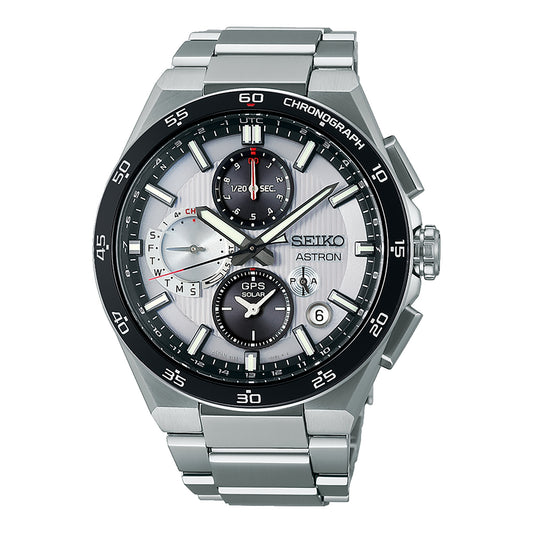Seiko Astron Men's Solar GPS Chronograph Watch