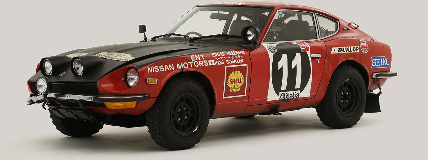 Datsun 240Z rally car