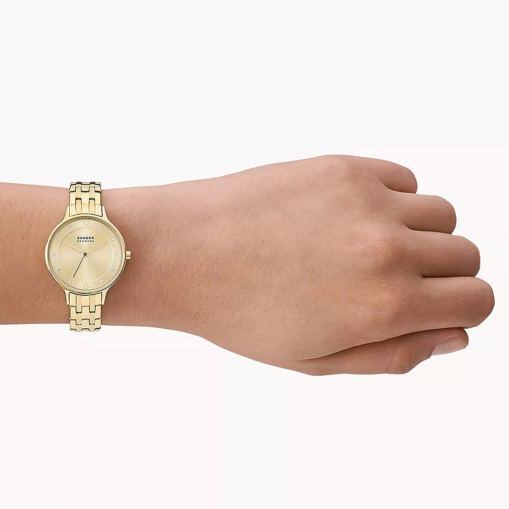 Skagen Anita Lille Gold Stainless Steel Women's Watch