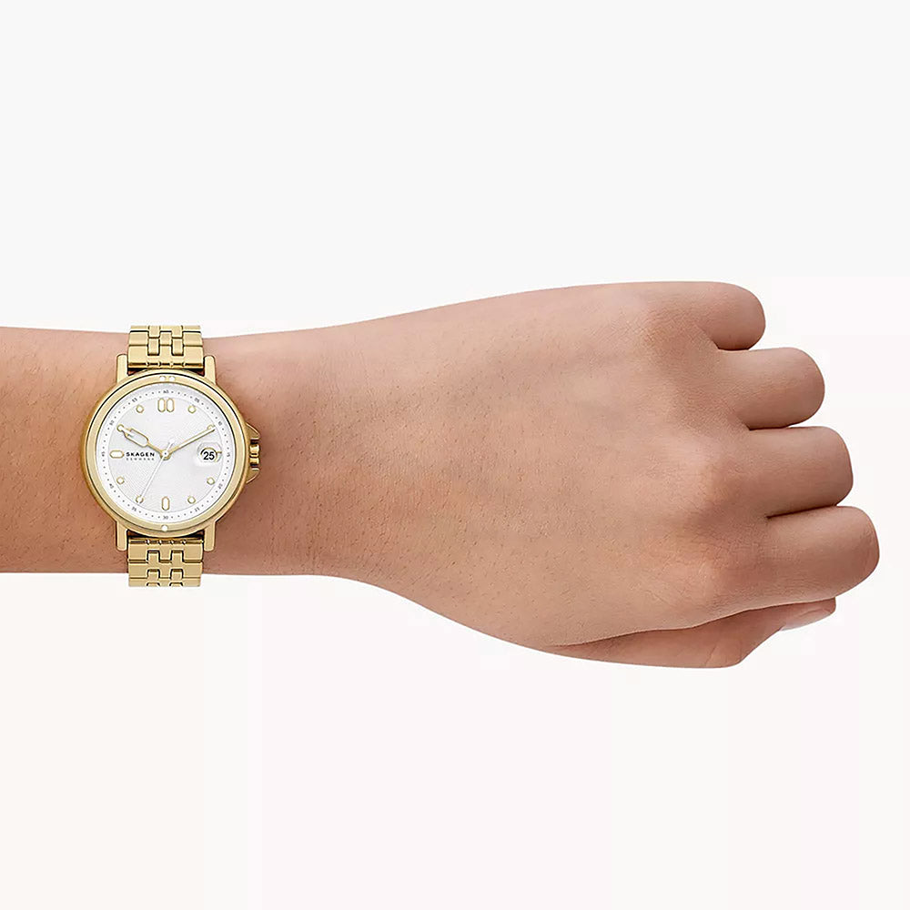 Skagen Signatur Sport Lille Gold Stainless Steel Women's Watch