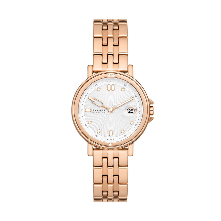 Skagen Signatur Sport Lille Rose Gold Stainless Steel Women's Watch