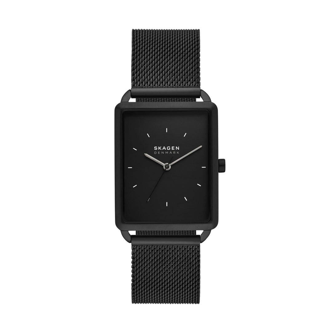 Skagen Hagen Black Stainless Steel Men's Watch