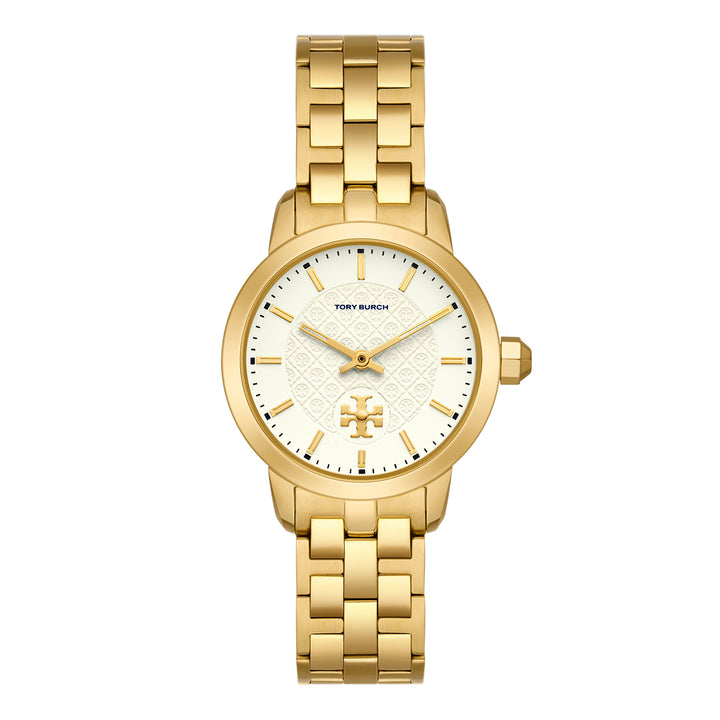 Tory Burch Women's The Tory Three-Hand  Gold-Tone Stainless Steel Watch