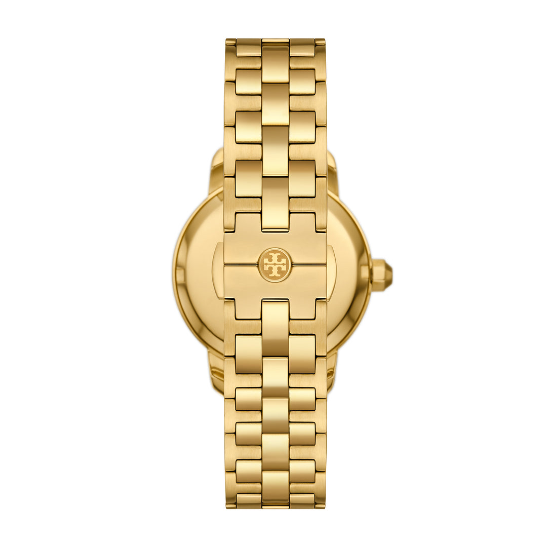 Tory Burch Women's The Tory Three-Hand  Gold-Tone Stainless Steel Watch