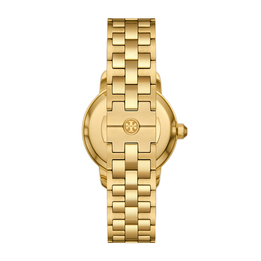 Tory Burch Women's The Tory Three-Hand  Gold-Tone Stainless Steel Watch