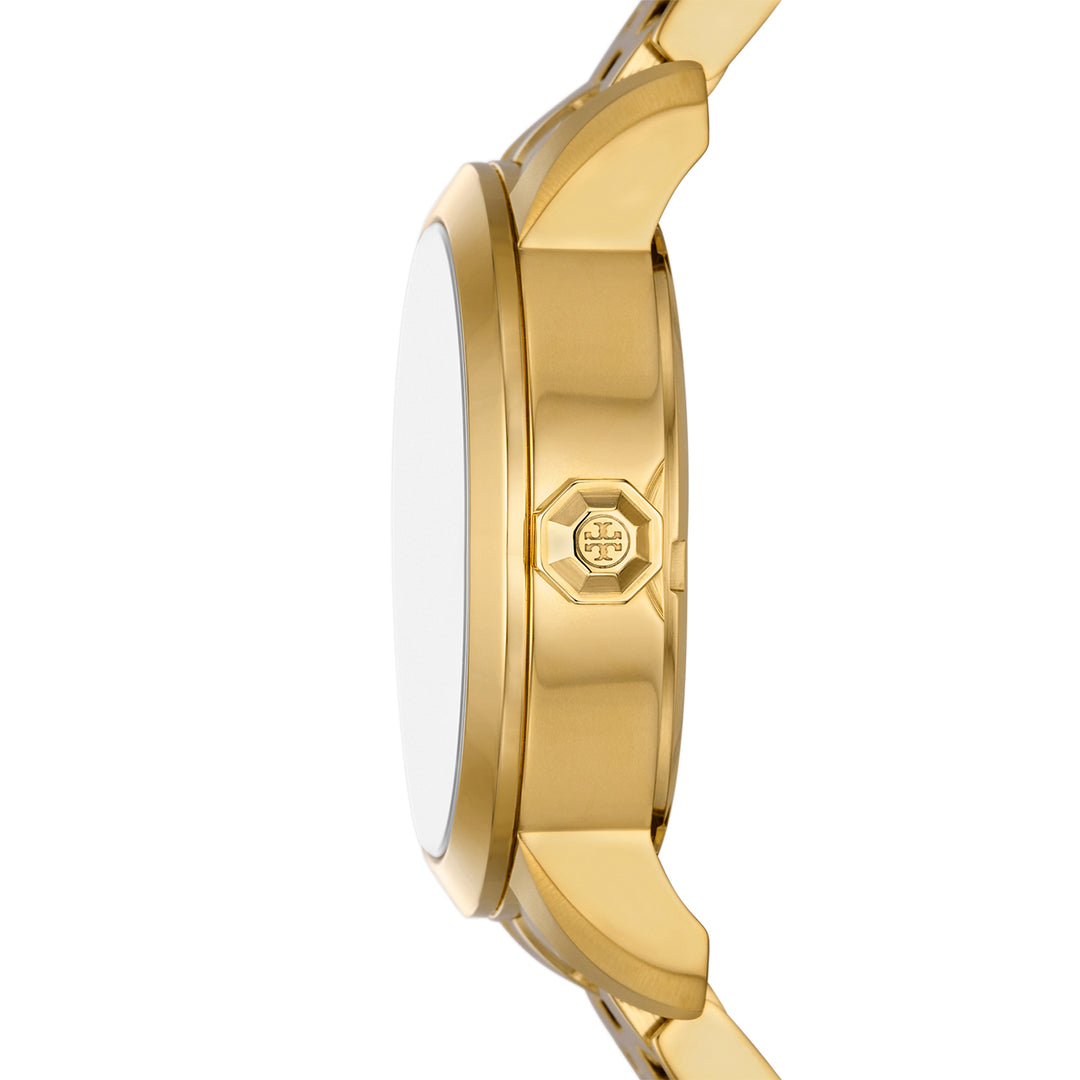 Tory Burch Women's The Tory Three-Hand  Gold-Tone Stainless Steel Watch