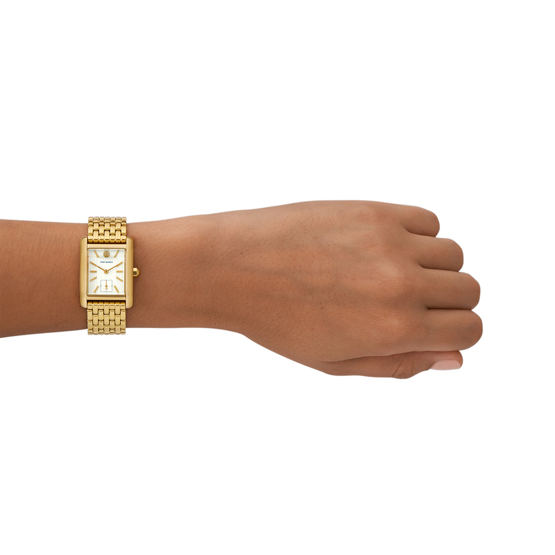 Tory Burch Women's The Eleanor Gold Stainless Steel Watch