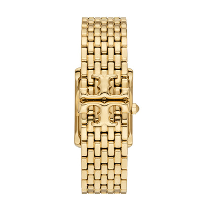 Tory Burch Women's The Eleanor Three-Hand  Gold-Tone Stainless Steel Watch