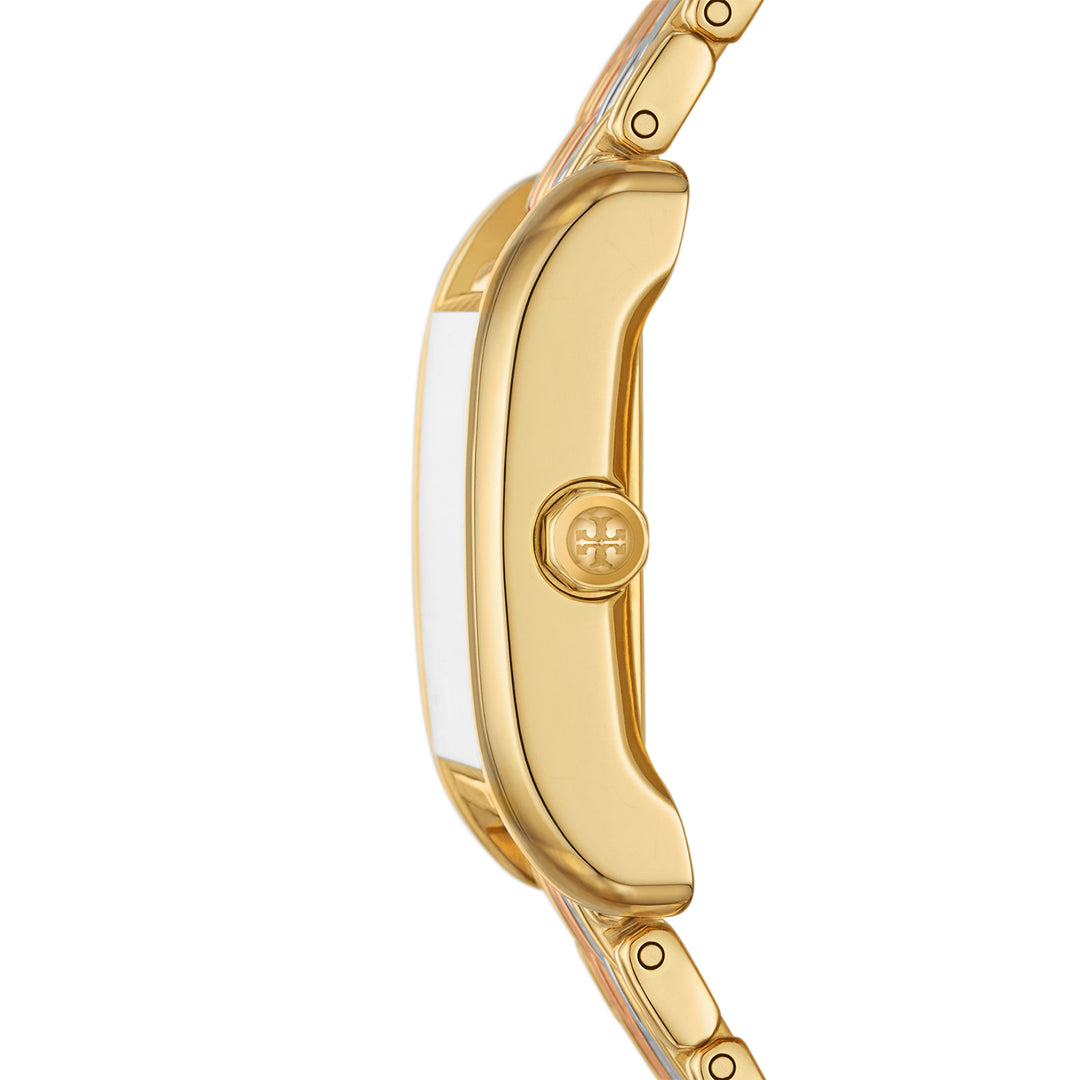 Tory Burch Women's The Eleanor Three-Hand  Gold-Tone Stainless Steel Watch