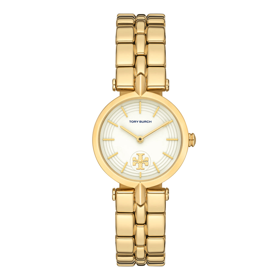 Tory Burch Women's Kira Three-Hand  Gold-Tone Stainless Steel Watch