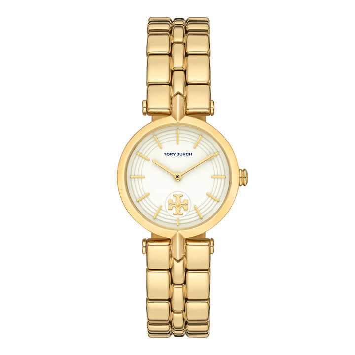 Tory Burch Women's Kira Three-Hand  Gold-Tone Stainless Steel Watch