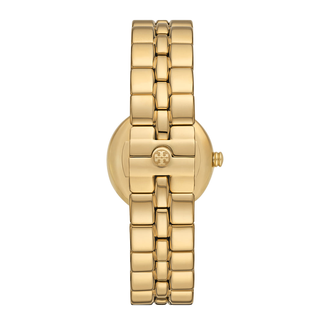 Tory Burch Women's Kira Three-Hand  Gold-Tone Stainless Steel Watch