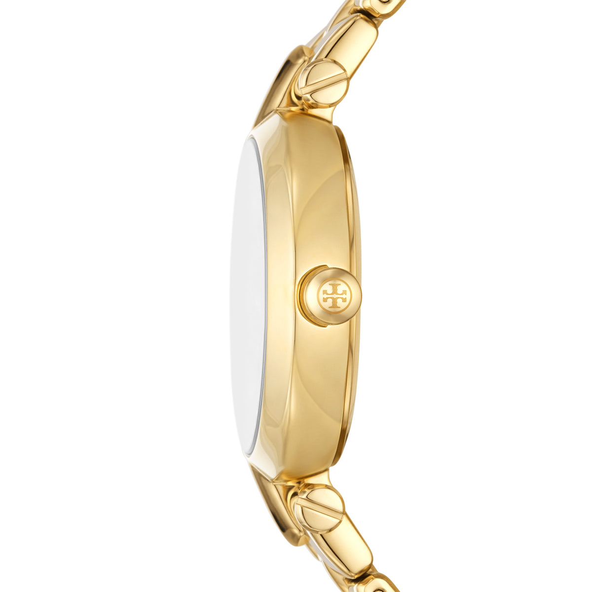 Tory Burch Women's Kira Three-Hand  Gold-Tone Stainless Steel Watch