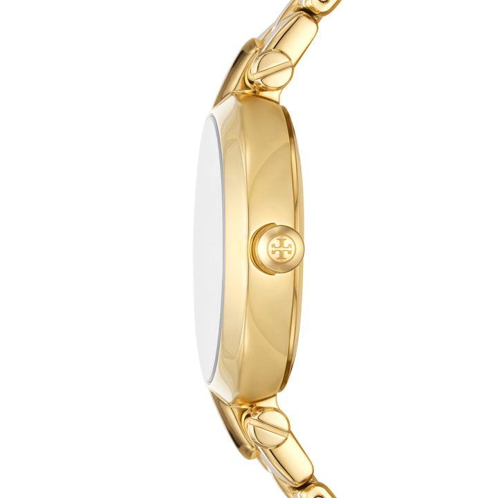 Tory Burch Women's Kira Three-Hand  Gold-Tone Stainless Steel Watch