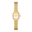 Tory Burch Women's Oval Two-Hand  Gold-Tone Stainless Steel Watch
