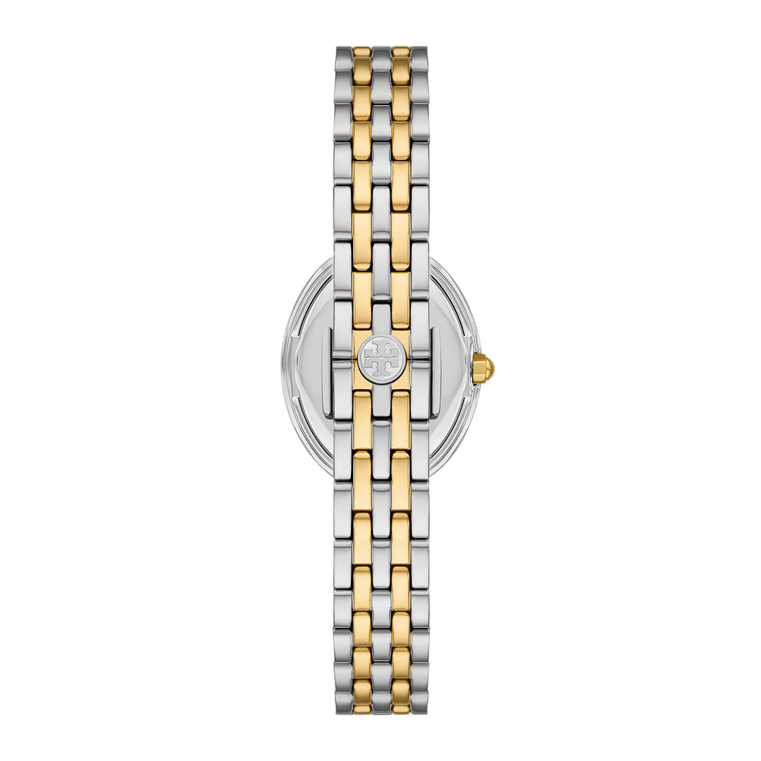 Tory Burch Women's Oval Two-Hand  Two-Tone Stainless Steel Watch