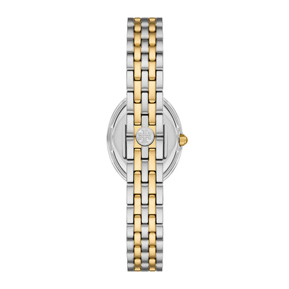 Tory Burch Women's Oval Two-Hand  Two-Tone Stainless Steel Watch
