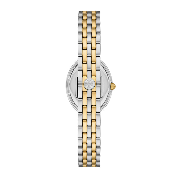 Tory Burch Women's Oval Two-Hand  Two-Tone Stainless Steel Watch
