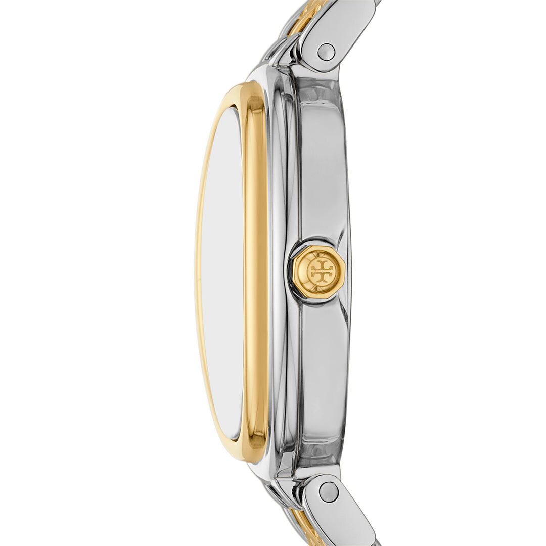 Tory Burch Women's Oval Two-Hand  Two-Tone Stainless Steel Watch