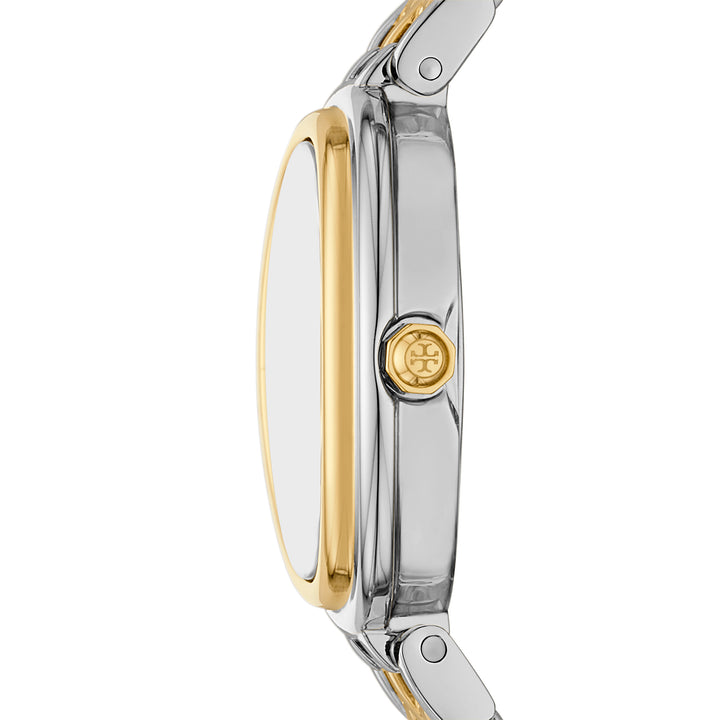 Tory Burch Women's Oval Two-Hand  Two-Tone Stainless Steel Watch