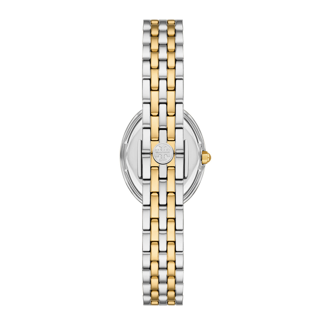 Tory Burch Women's The Oval Two-Hand  Gold-Tone Stainless Steel Watch