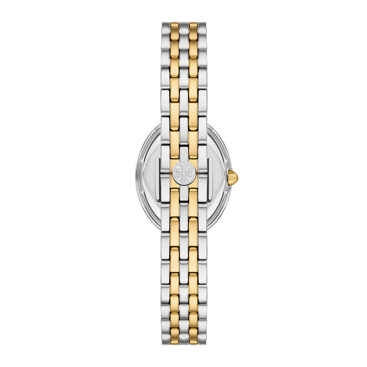 Tory Burch Women's The Oval Two-Hand  Gold-Tone Stainless Steel Watch