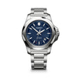 Victorinox Men's Silver Tone Case Blue Dial Automatic Watch