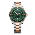 Victorinox Men's Silver Tone Case Green Dial Quartz Watch