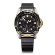 Victorinox Men's Silver Tone Case Black Dial Quartz Watch