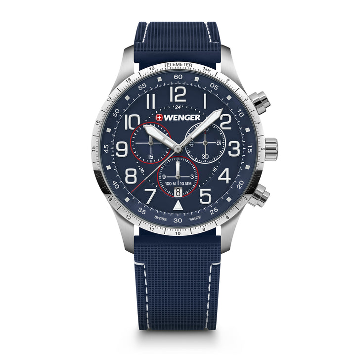 Wenger Attitude Men's Chronograph Quartz Watch - Swiss Made