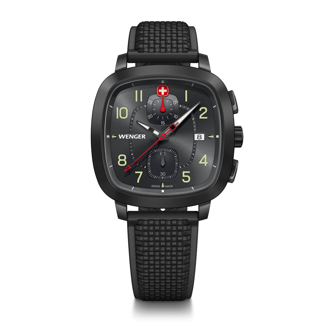 Wenger Vintage Sport Men's Chronograph Quartz Watch - Swiss Made