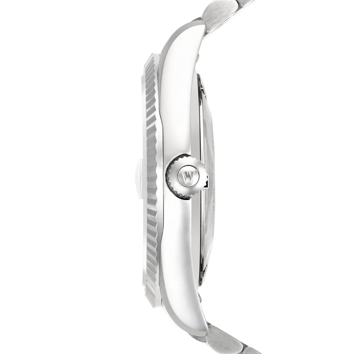 West End Women's Silver Tone Case Turquoise Dial Automatic Watch