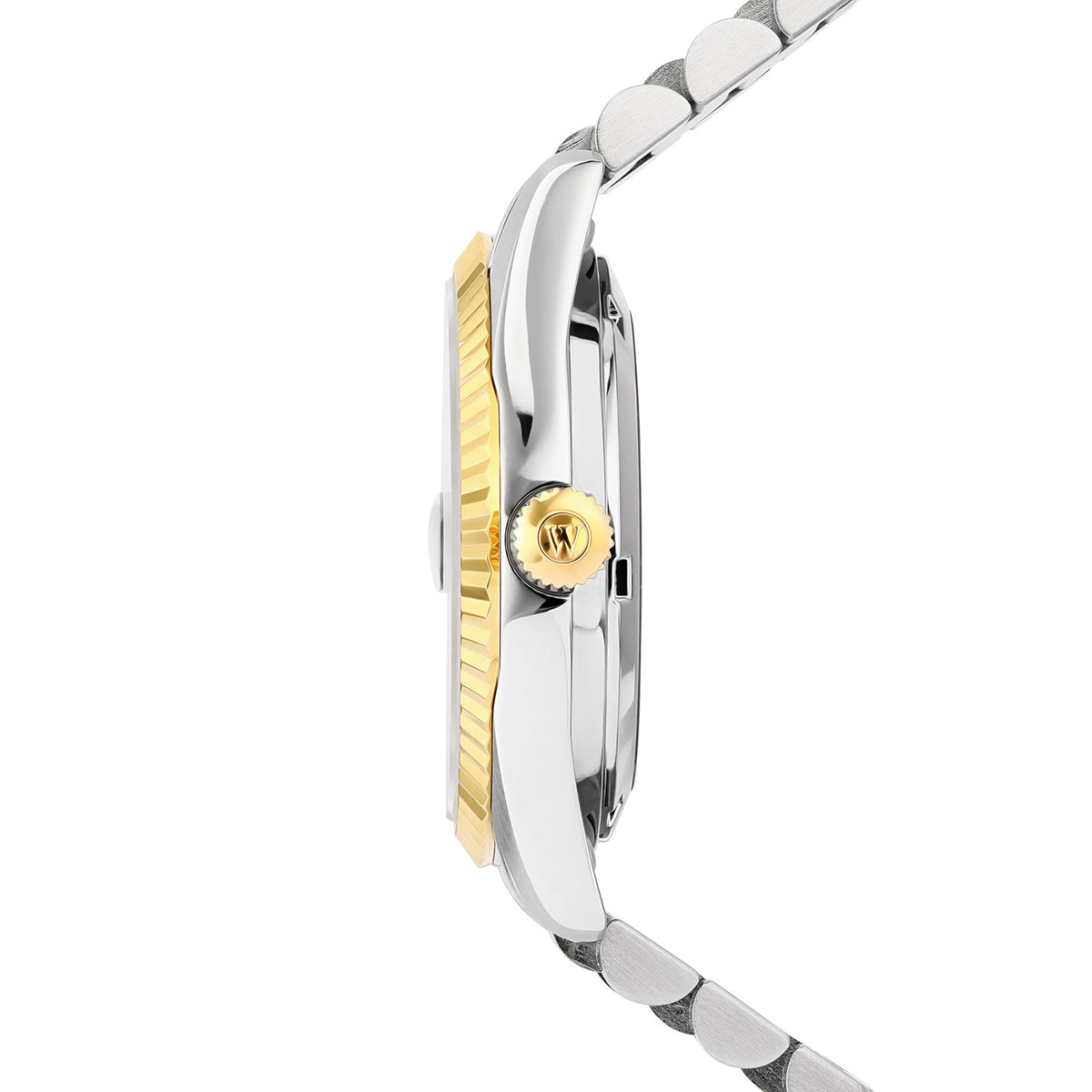 West End The Classics Automatic 37mm Two-Tone Champagne Dial with Zircon Markers