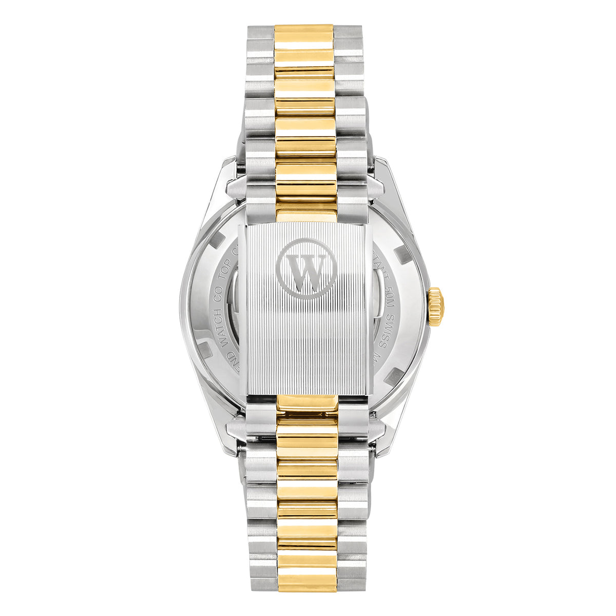 West End The Classics Automatic 37mm Two-Tone Champagne Dial with Zircon Markers