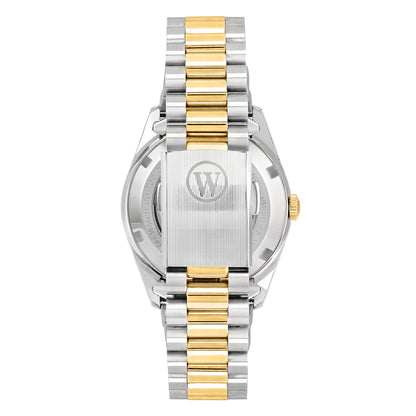 West End The Classics Automatic 37mm Two-Tone Champagne Dial with Zircon Markers