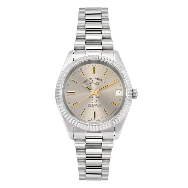 West End Women's Silver Tone Case Rhuthenium Dial Automatic Watch