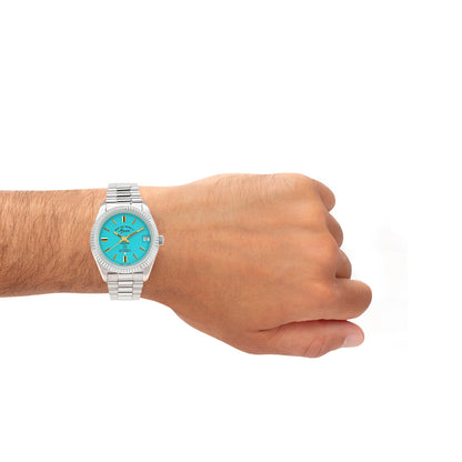 West End The Classics Ladies 32mm Automatic Watch Turquoise Dial