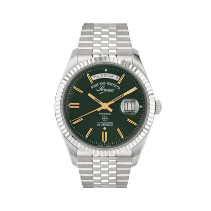 West End The Classics Gents Automatic 41mm Stainless Steel Green Dial Watch