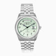 West End Men's Silver Tone Case Green Dial Automatic Watch