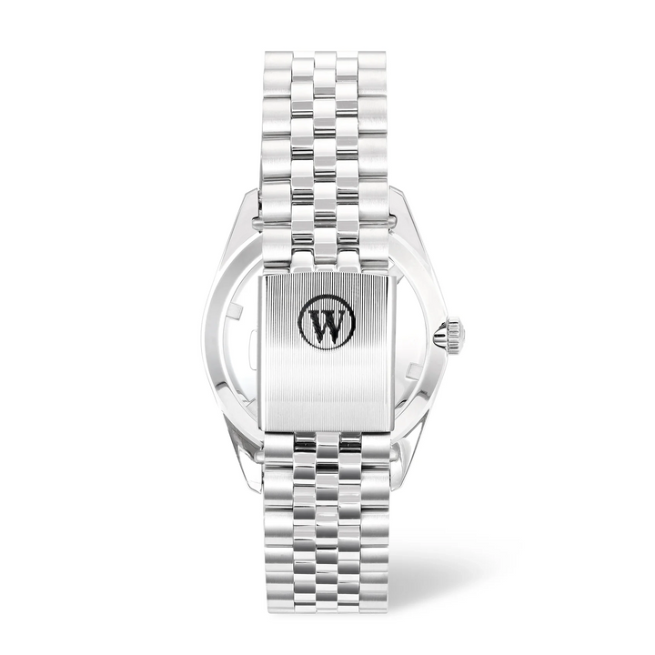 West End Men's Silver Tone Case Green Dial Automatic Watch