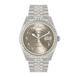 West End Men's Silver Tone Case Grey Arabic Dial Automatic Watch