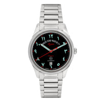 West End Sowar Prima Gents Automatic 39mm Watch Black Dial with Arabic Markers