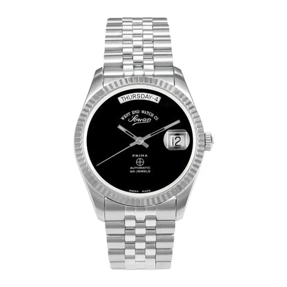 West End The Classics Automatic 37mm Stainless Steel Watch Black Onyx Dial - W682810ONYX